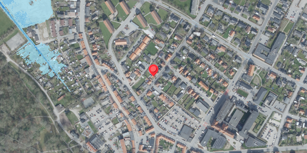 Oversvømmelsesrisiko fra vandløb på Refsvej 7, 7700 Thisted