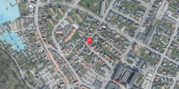 Oversvømmelsesrisiko fra vandløb på Refsvej 12, 7700 Thisted