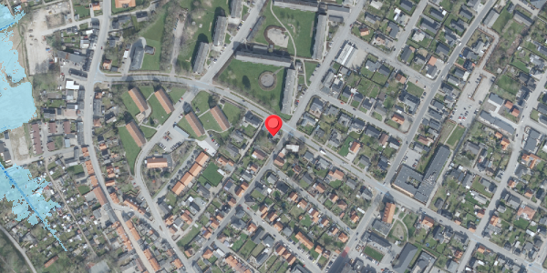 Oversvømmelsesrisiko fra vandløb på Refsvej 25, 7700 Thisted