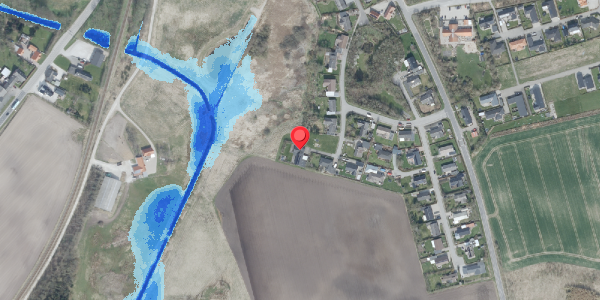 Oversvømmelsesrisiko fra vandløb på Runevej 13, 7700 Thisted