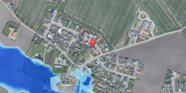 Oversvømmelsesrisiko fra vandløb på Taborvej 3, 7700 Thisted