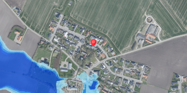 Oversvømmelsesrisiko fra vandløb på Taborvej 7, 7700 Thisted