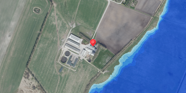 Oversvømmelsesrisiko fra vandløb på Toften 6, 7700 Thisted