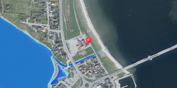 Oversvømmelsesrisiko fra vandløb på Ved Stranden 2, 7700 Thisted