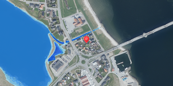 Oversvømmelsesrisiko fra vandløb på Ved Stranden 12, . , 7700 Thisted