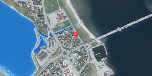 Oversvømmelsesrisiko fra vandløb på Ved Stranden 18, . , 7700 Thisted