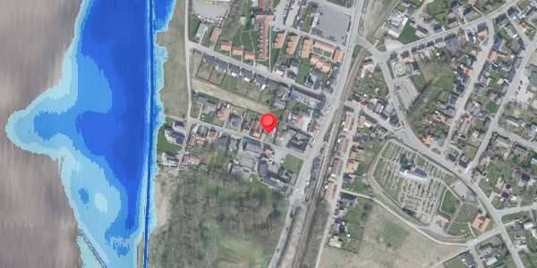 Oversvømmelsesrisiko fra vandløb på Voldgade 4, 7700 Thisted