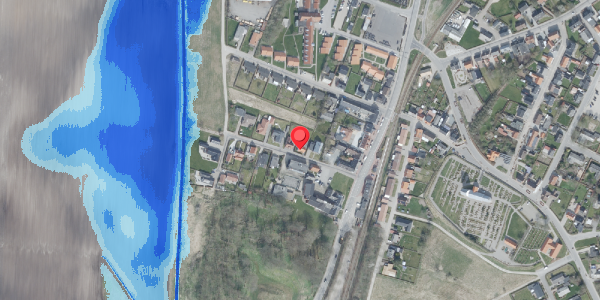 Oversvømmelsesrisiko fra vandløb på Voldgade 6, 7700 Thisted