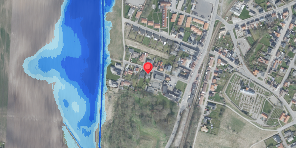 Oversvømmelsesrisiko fra vandløb på Voldgade 9, 7700 Thisted