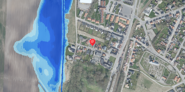 Oversvømmelsesrisiko fra vandløb på Voldgade 10, 7700 Thisted
