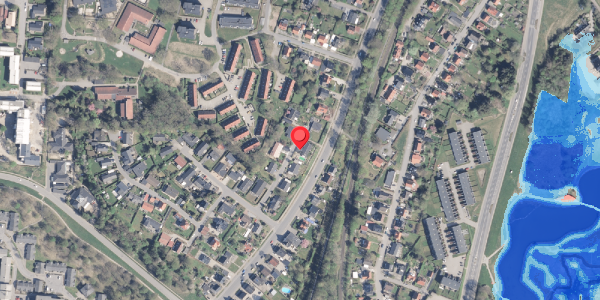 Oversvømmelsesrisiko fra vandløb på Irisvej 8, 8800 Viborg
