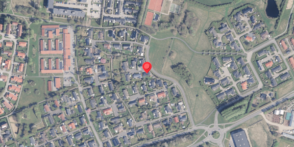 Oversvømmelsesrisiko fra vandløb på Seglen 43, 8800 Viborg