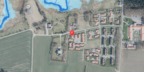 Oversvømmelsesrisiko fra vandløb på Markdiget 22, 9620 Aalestrup