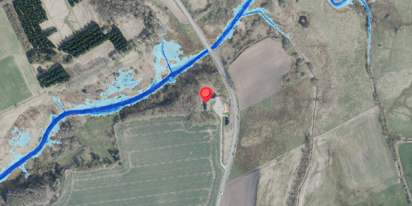 Oversvømmelsesrisiko fra vandløb på Testrupvej 203, . , 9600 Aars