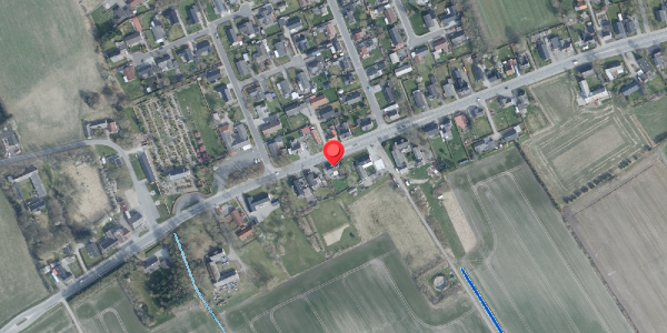 Oversvømmelsesrisiko fra vandløb på Thyvej 3, 9460 Brovst