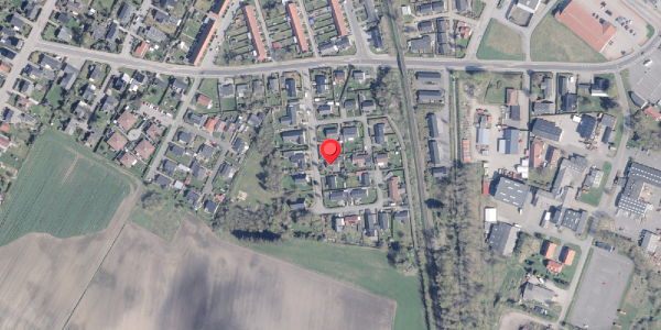 Oversvømmelsesrisiko fra vandløb på Bornholmsgade 11, 9700 Brønderslev