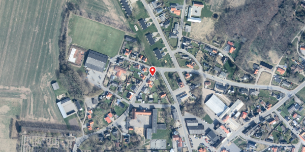 Oversvømmelsesrisiko fra vandløb på Mathildevej 12, 9340 Asaa