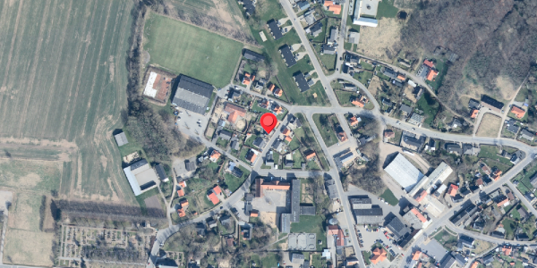 Oversvømmelsesrisiko fra vandløb på Mathildevej 13, 9340 Asaa