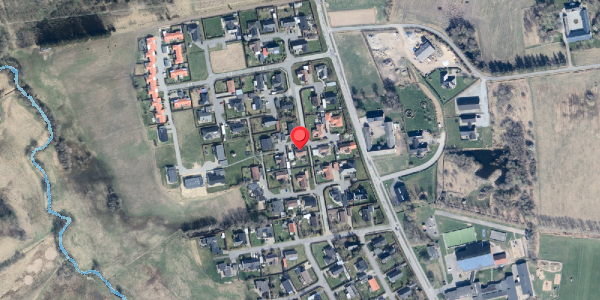 Oversvømmelsesrisiko fra vandløb på Hanetoften 17, . , 9900 Frederikshavn