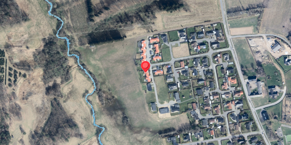 Oversvømmelsesrisiko fra vandløb på Hanetoften 52, 9900 Frederikshavn