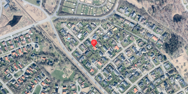 Oversvømmelsesrisiko fra vandløb på Marklund 12, . , 9900 Frederikshavn