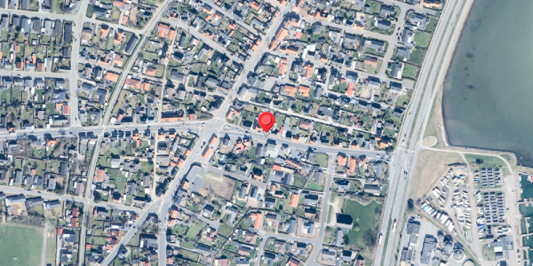 Oversvømmelsesrisiko fra vandløb på Thodesvej 9, 9900 Frederikshavn