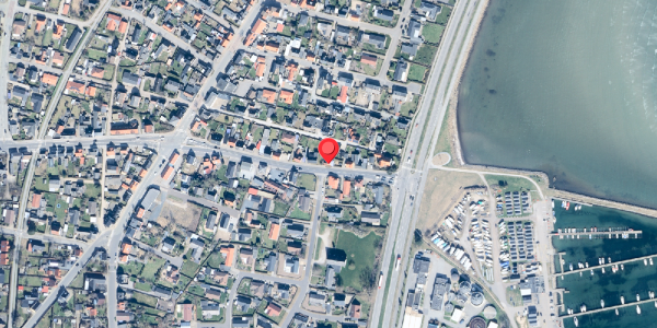 Oversvømmelsesrisiko fra vandløb på Thodesvej 25, 9900 Frederikshavn