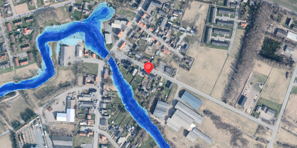 Oversvømmelsesrisiko fra vandløb på Ågade 6A, . , 9881 Bindslev