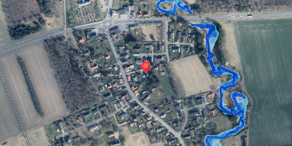 Oversvømmelsesrisiko fra vandløb på Bindslevvej 15, 9881 Bindslev