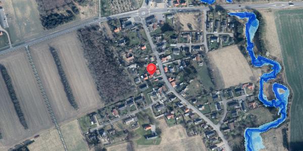 Oversvømmelsesrisiko fra vandløb på Bindslevvej 18, 9881 Bindslev