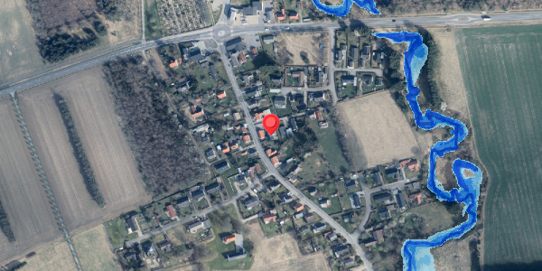 Oversvømmelsesrisiko fra vandløb på Bindslevvej 19, 9881 Bindslev