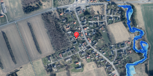 Oversvømmelsesrisiko fra vandløb på Bindslevvej 20, 9881 Bindslev
