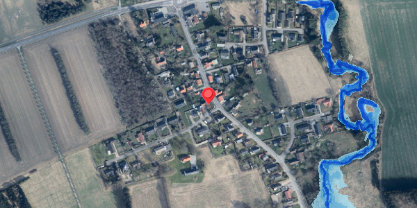 Oversvømmelsesrisiko fra vandløb på Bindslevvej 26, 9881 Bindslev