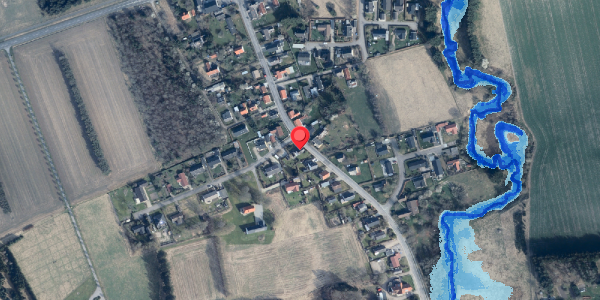 Oversvømmelsesrisiko fra vandløb på Bindslevvej 28, 9881 Bindslev