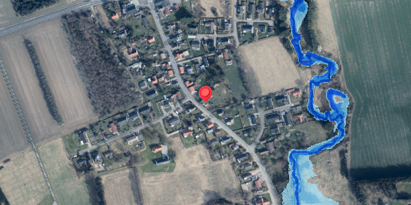 Oversvømmelsesrisiko fra vandløb på Bindslevvej 29A, 9881 Bindslev