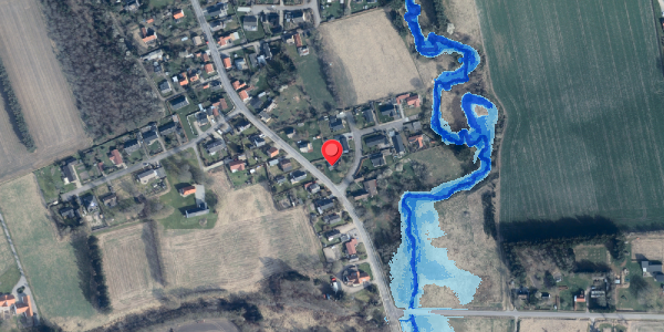 Oversvømmelsesrisiko fra vandløb på Bindslevvej 35, 9881 Bindslev