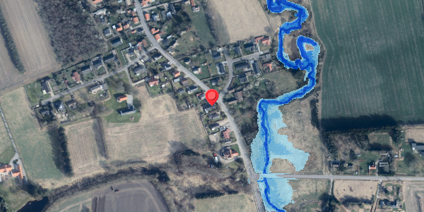 Oversvømmelsesrisiko fra vandløb på Bindslevvej 40, 9881 Bindslev