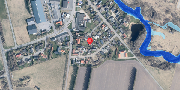 Oversvømmelsesrisiko fra vandløb på Buen 10, 9881 Bindslev