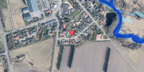 Oversvømmelsesrisiko fra vandløb på Buen 12, 9881 Bindslev