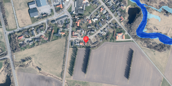 Oversvømmelsesrisiko fra vandløb på Buen 29, 9881 Bindslev