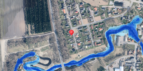 Oversvømmelsesrisiko fra vandløb på Geddevej 4, . , 9881 Bindslev