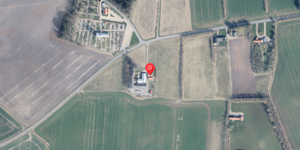 Oversvømmelsesrisiko fra vandløb på Kirkevej 9, 9881 Bindslev