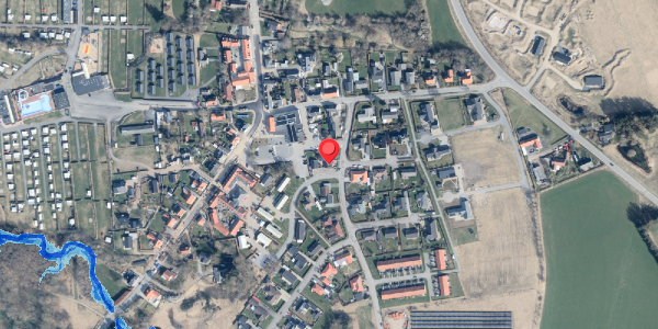 Oversvømmelsesrisiko fra vandløb på Markedsvej 2, 9881 Bindslev