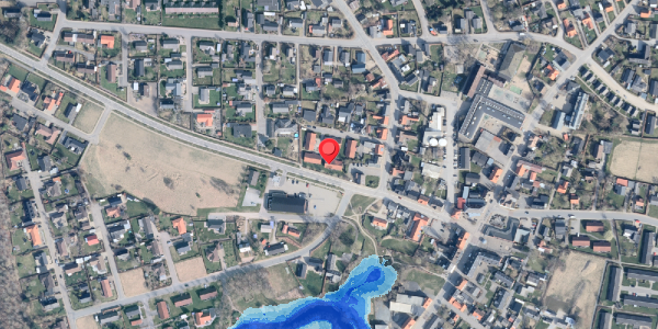 Oversvømmelsesrisiko fra vandløb på Mellemgade 19, 9881 Bindslev