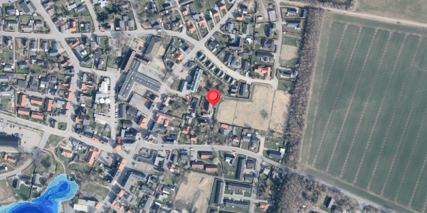 Oversvømmelsesrisiko fra vandløb på Mosbjergvej 9A, 9881 Bindslev