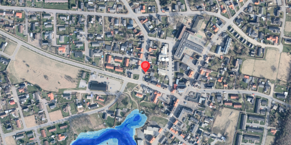Oversvømmelsesrisiko fra vandløb på Parkvej 2, 9881 Bindslev