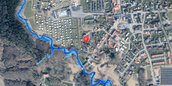Oversvømmelsesrisiko fra vandløb på Sitkavej 7, . , 9881 Bindslev