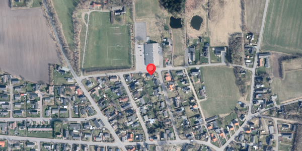 Oversvømmelsesrisiko fra vandløb på Stadion Alle 8, . , 9881 Bindslev