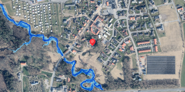 Oversvømmelsesrisiko fra vandløb på Tannisbugtvej 16B, . , 9881 Bindslev