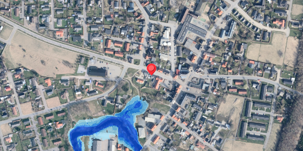 Oversvømmelsesrisiko fra vandløb på Vesterbro 5, 9881 Bindslev